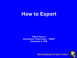 How to Export