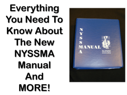 Everything you wanted to know about the NYSSMA Manual and