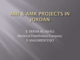AMI & AMR PROJECTS IN JORDAN