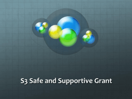 S3 Grant board presentation 2011-12