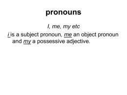 of (possessive pronoun)