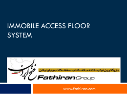 immobile access floor systemx