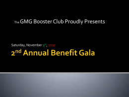 2nd Annual Benefit Gala