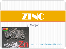 ZINC - dlmswebquests