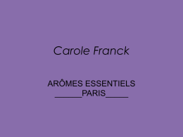 Carole Franck - Cosmobiopharma.com