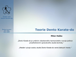 Teorie Dento Karate-do