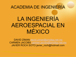 Ingenieria Aeroespacial en Mexico