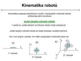 kinematika robotů