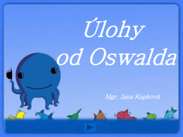 Úlohy od Oswalda