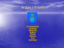 prezentacja - Prowincja Arden i Inselii