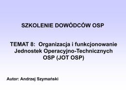 Technicznych OSP - straz.legnica.eu