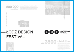 Prezentacja przekrojowa Łódź Design Festival