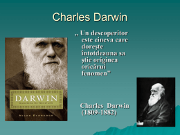 Charles Darwin (Purecel Mihai-IX B1)