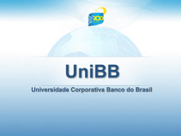 UniBB Universidade Corporativa Banco do Brasil - ABRH-DF