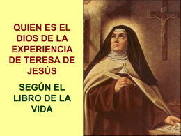 Dios en la experiencia de Teresa de Jesús