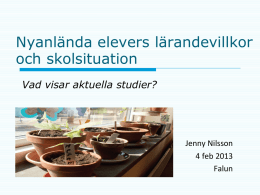 Powerpoint Jenny Nilsson 2013-02-04