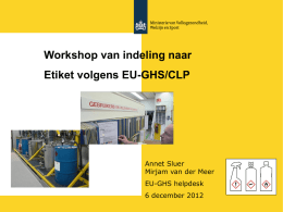Presentatie workshop 3 - stoffen-info.nl