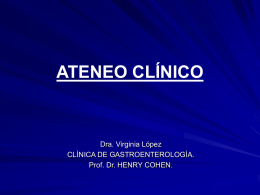 presentación - Clínica de Gastroenterología.