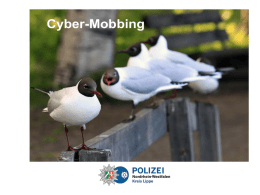 Vortrag CyberMobbing der Polizei