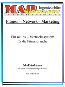 Fitness – Network - Marketing - beim MAP