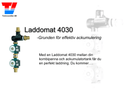 Laddomat 4030 - Termoventiler AB