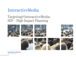 Targeting@InteractiveMedia