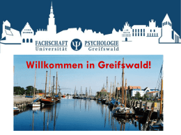 Erstis 2012-1 - Fachschaft Psychologie Greifswald