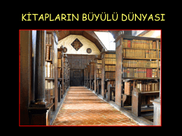 kitapların büyülü dünyası - Özel Bezciyan Ermeni İlköğretim Okulu
