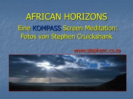 AFRICAN HORIZONS