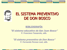 El Sistema Preventivo de Don Bosco.ppt
