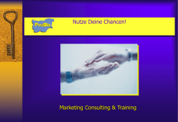Leistungen - ProBiz - Marketing Consulting & Training