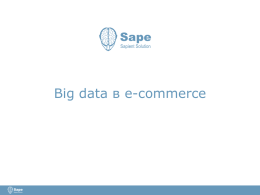 Big data для интернет-магазинов (SAPE) PPS, 1 МБ