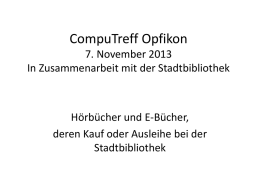 E-Bücher - Computeria