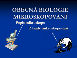 Mikroskopování
