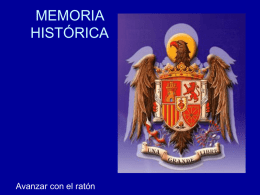MEMORIA HISTÓRICA - Generalísimo Francisco Franco