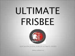 El juego del Frisbee - Universidad de Burgos