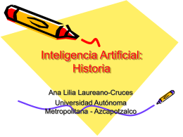 Historia IA - UAM Azcapotzalco - Universidad Autónoma Metropolitana
