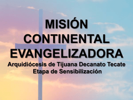 Presentación sencibilización Misionera por el P.Raymundo Lujano