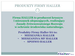 FIRMA HALLER S.A.