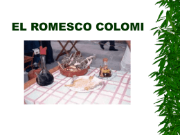 EL ROMESCO COLOMI - Santa Coloma de Queralt