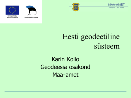 Eesti geodeetiline süsteem