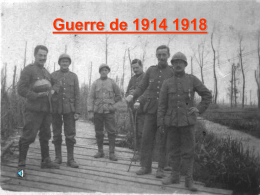 Guerre de 1914 1918 - Enseignement