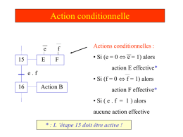 Action conditionnelle