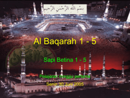 01 Al Baqarah 1