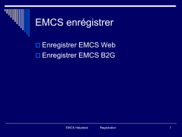 Application EMCS-web