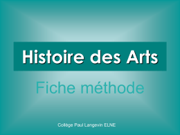 HDAmethode - Collège Paul Langevin d`Elne