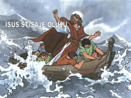 Isus stišaje oluju - Pastoral ministranata