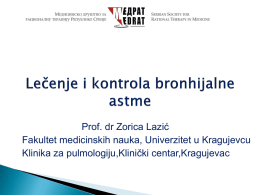 18. Zorica Lazic - Lecenje i kontrola bronhijalne astme
