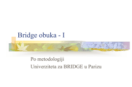 Bridge obuka - I