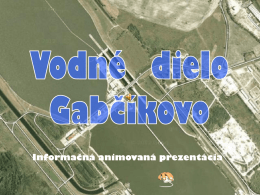 Vodné dielo Gabčíkovo